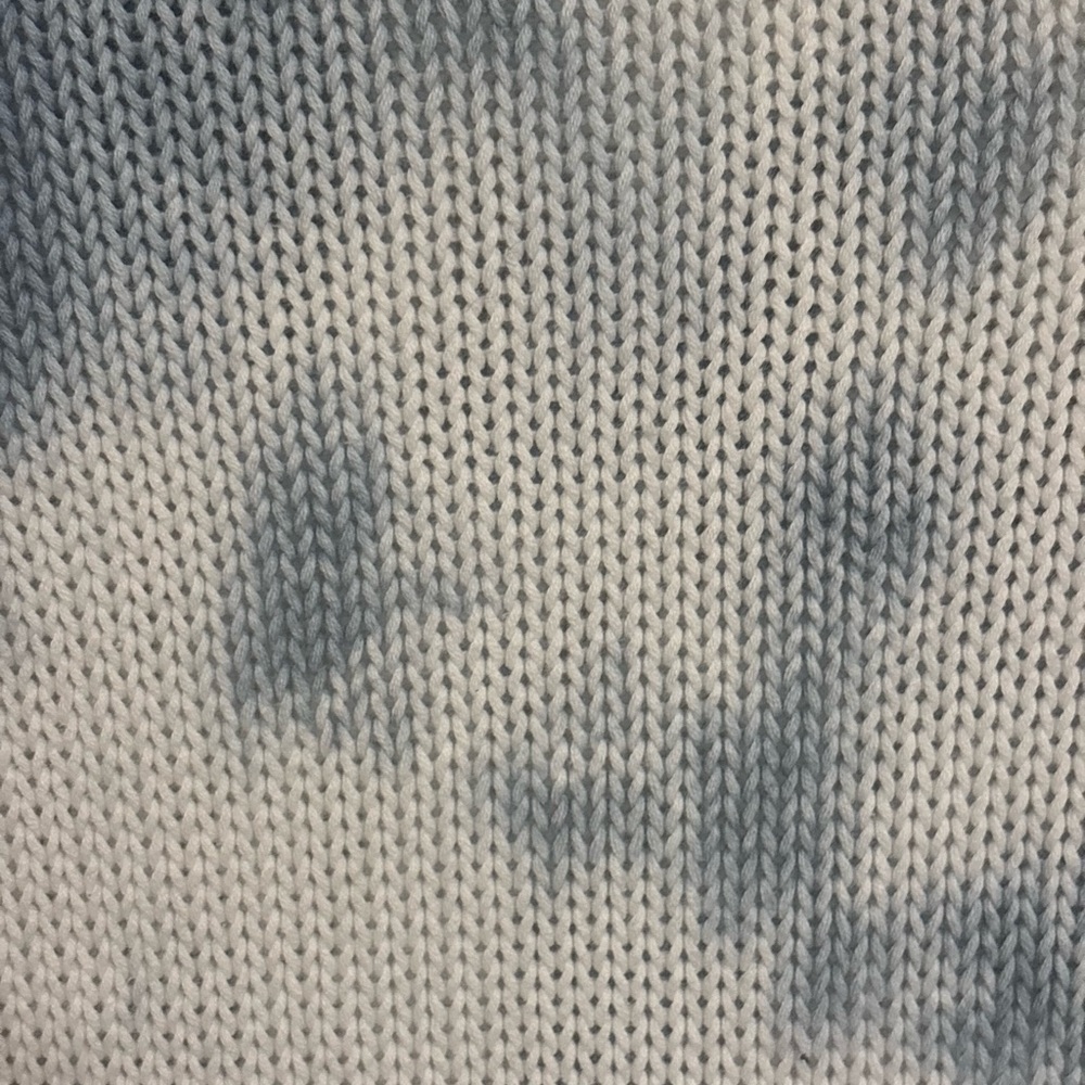 Show Me Your Mumu Sweater summer blue Tie Dye Cotton Knit spring light layer - Picture 7 of 8